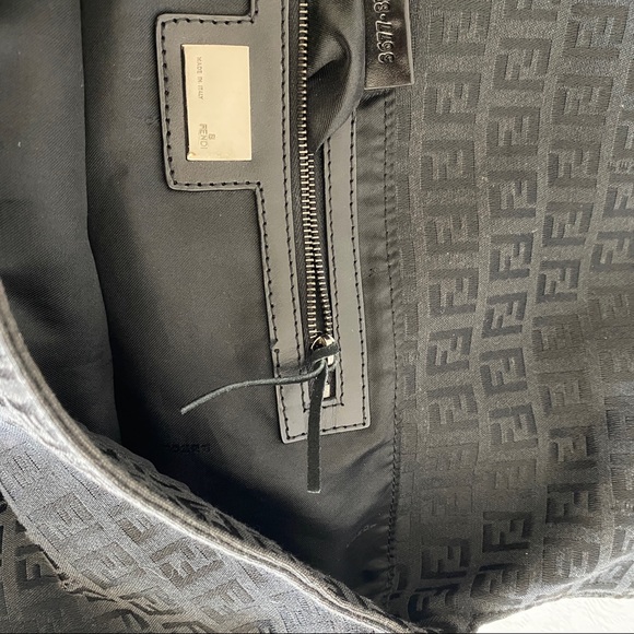 Fendi Zucchino canvas large shoulder bag - Picture 11 of 12